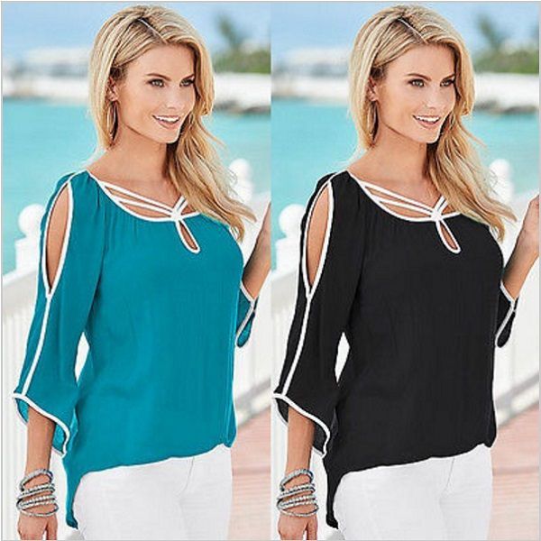 Blusa Casual Chifon