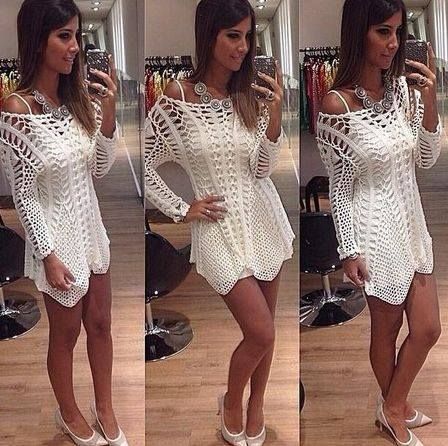 Blusa Crochet verão