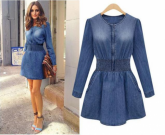 Vestido jeans Princesa