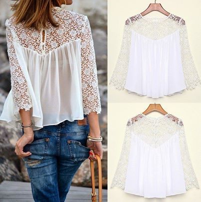 Blusa em Renda