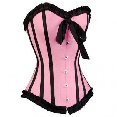 Corselet Rosa com Laço